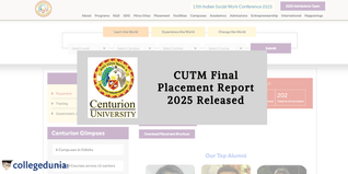 CUTM Placement 2025: Highest Package Recorded at 16LPA; Check Details Here